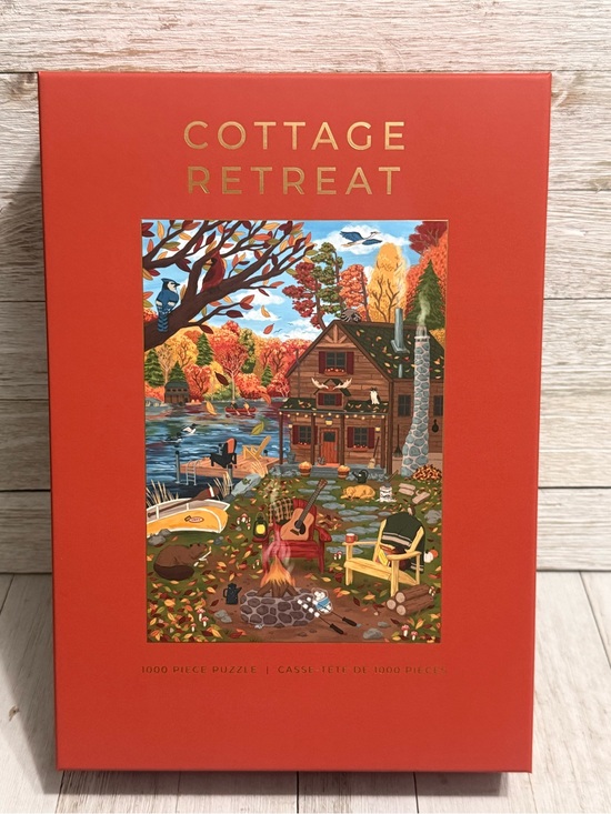 Other - Hobbry Cottage Retreat 1000-Piece Jigsaw Puzzle - Red